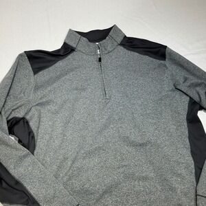Cutter & Buck Half Zip Pullover Athletic‎ Gray Black XL